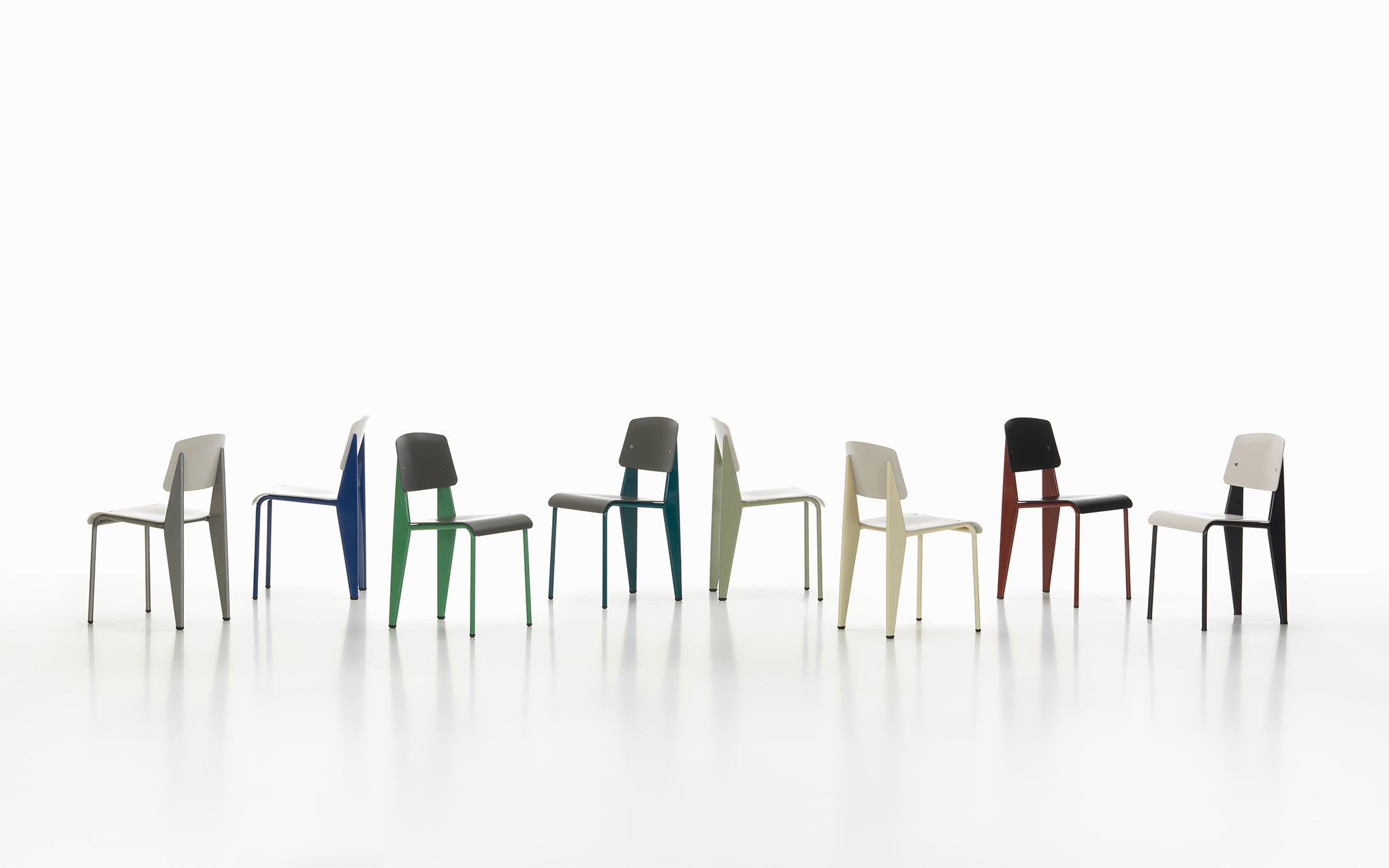 Standard SP chair by Jean Prouvé for Vitra SCP - Main Image