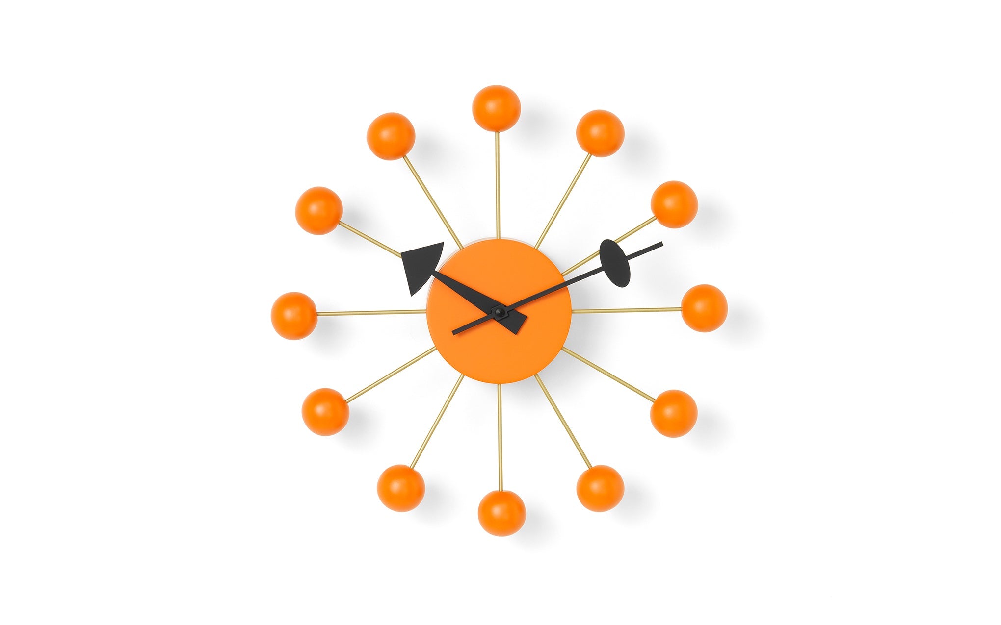 e Nelson Vitra Ball Clock オレンジ Ball clock by George Nelson for Vitra | SCP