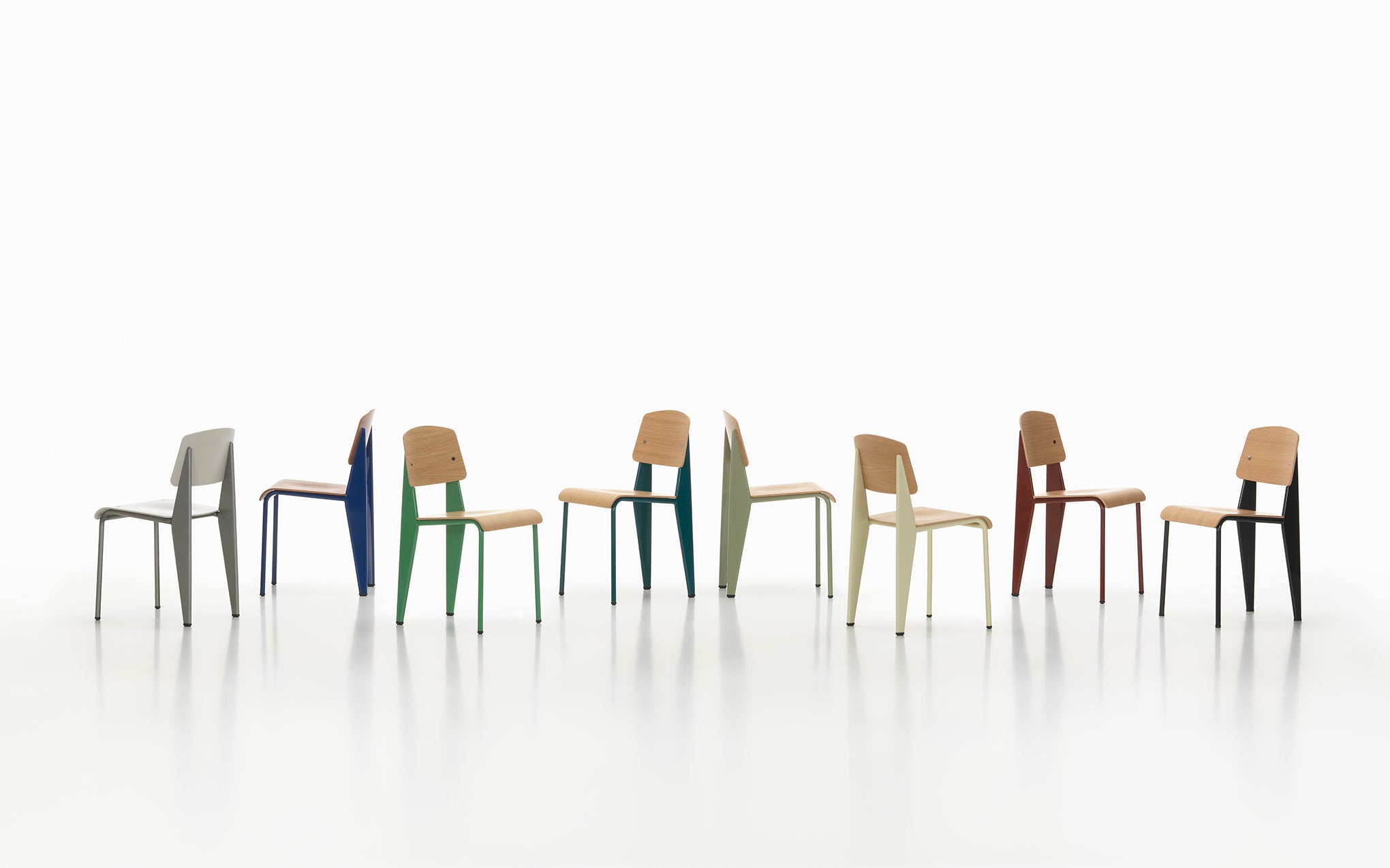 Standard chair by Jean Prouvé for Vitra SCP