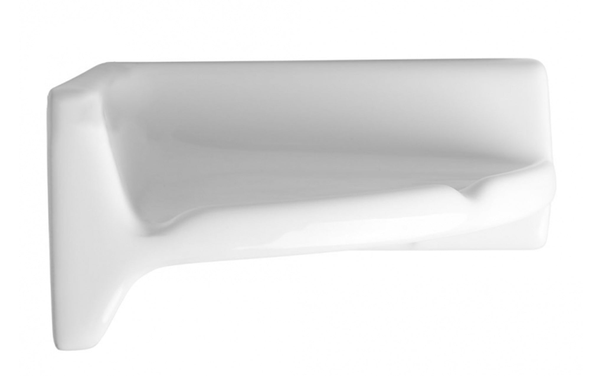 Porcelain corner shelf