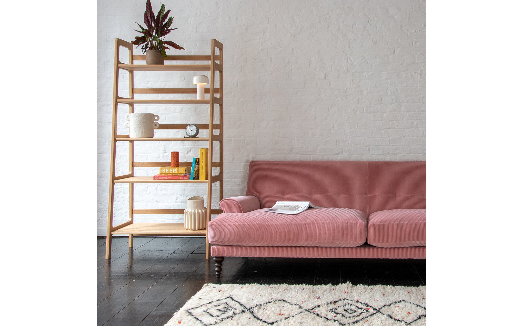 Agnes high shelving unit