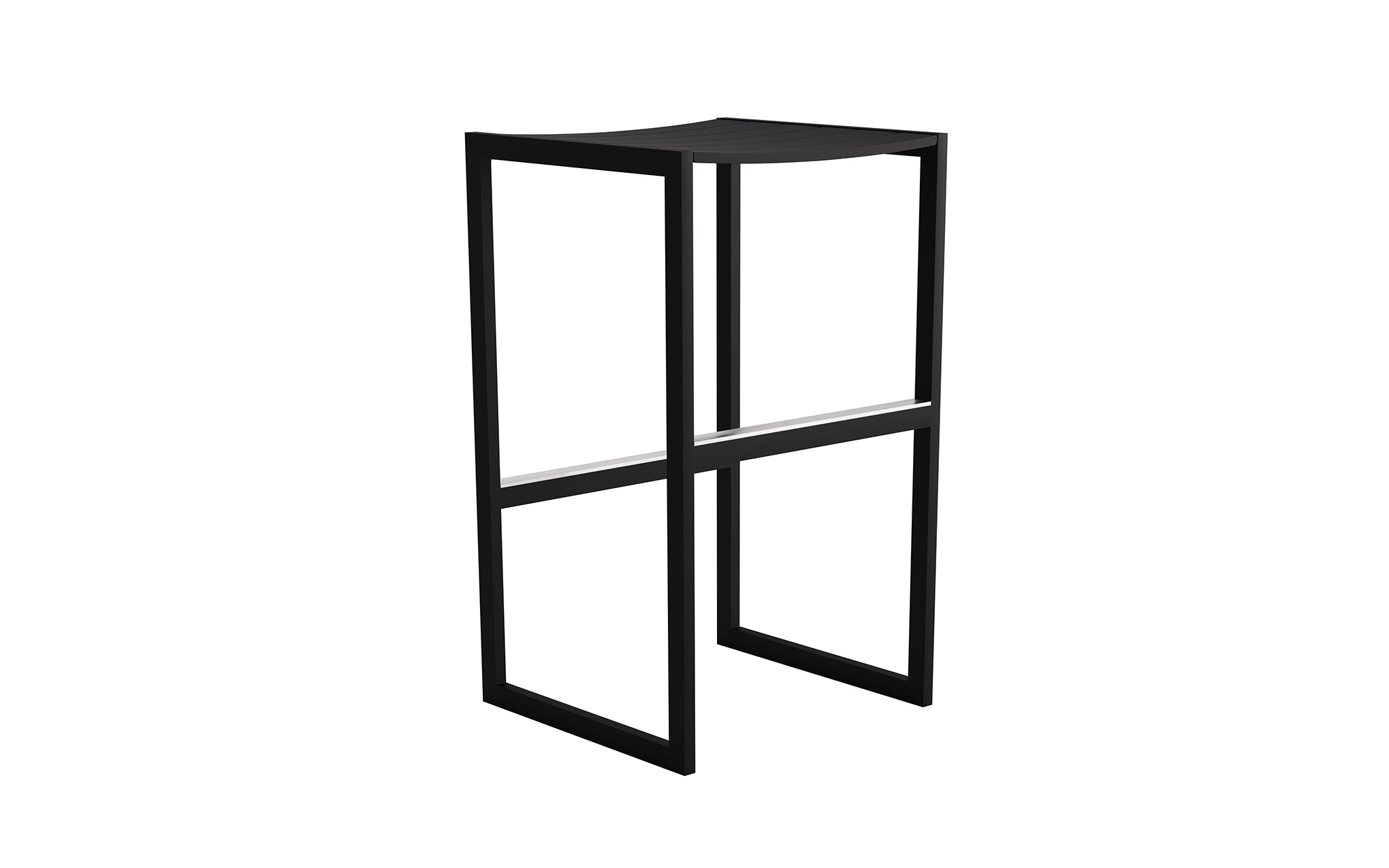 Eos outdoor backless bar stool