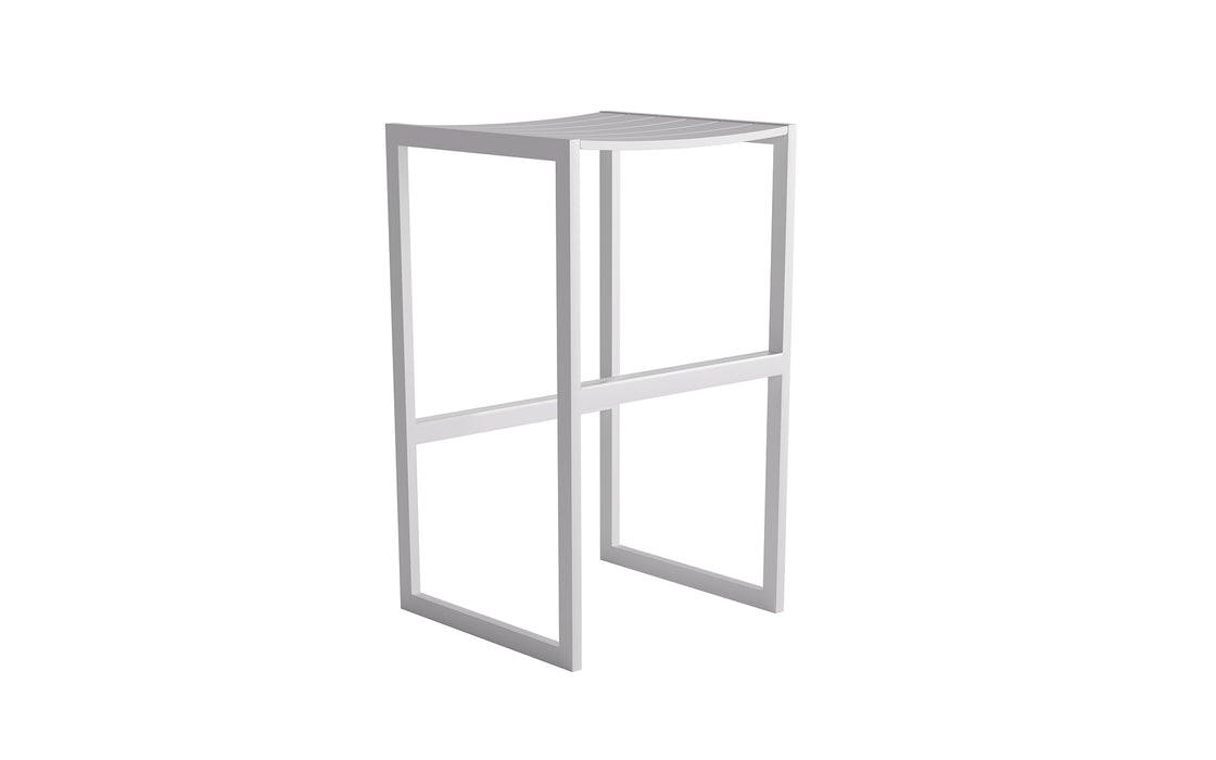 Eos outdoor backless bar stool