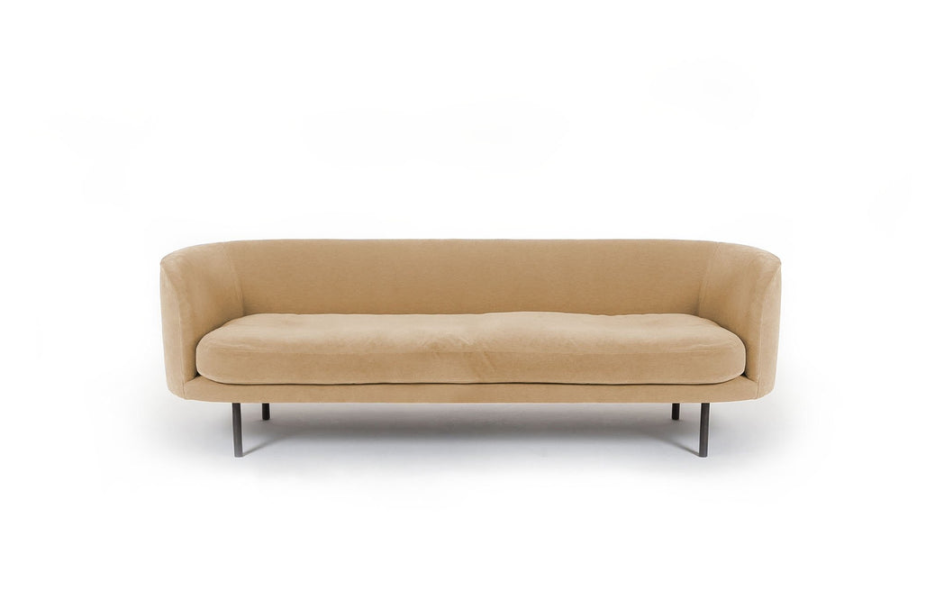 Continuous three seat sofa bench cushion by FaudetHarrison for SCP