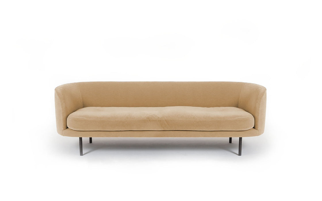Continuous three seat sofa - bench cushion