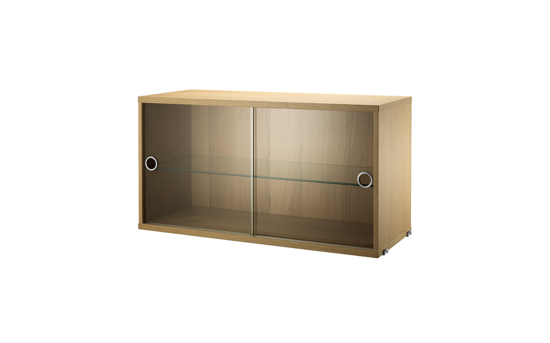 String cabinet - glass door