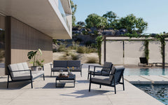 Eos outdoor two seat sofa