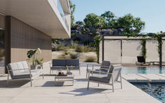 Eos outdoor two seat sofa