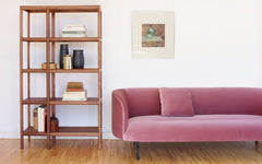 Continuous three seat sofa - sprung seat