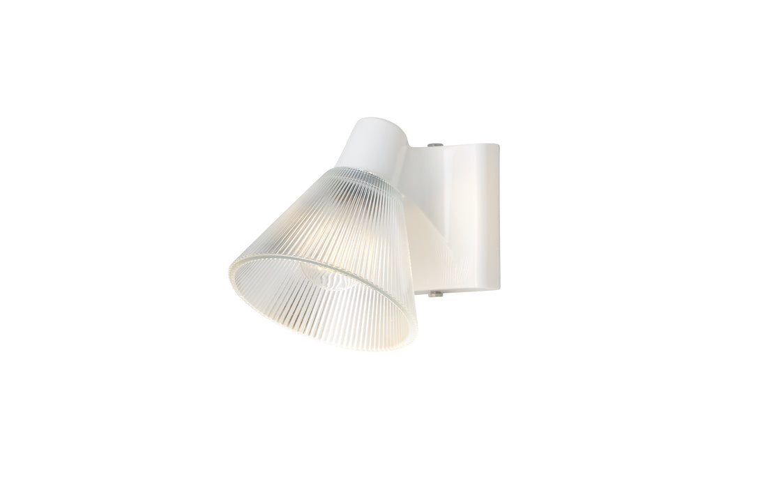 Minster 2 - Prismatic Pitched wall light