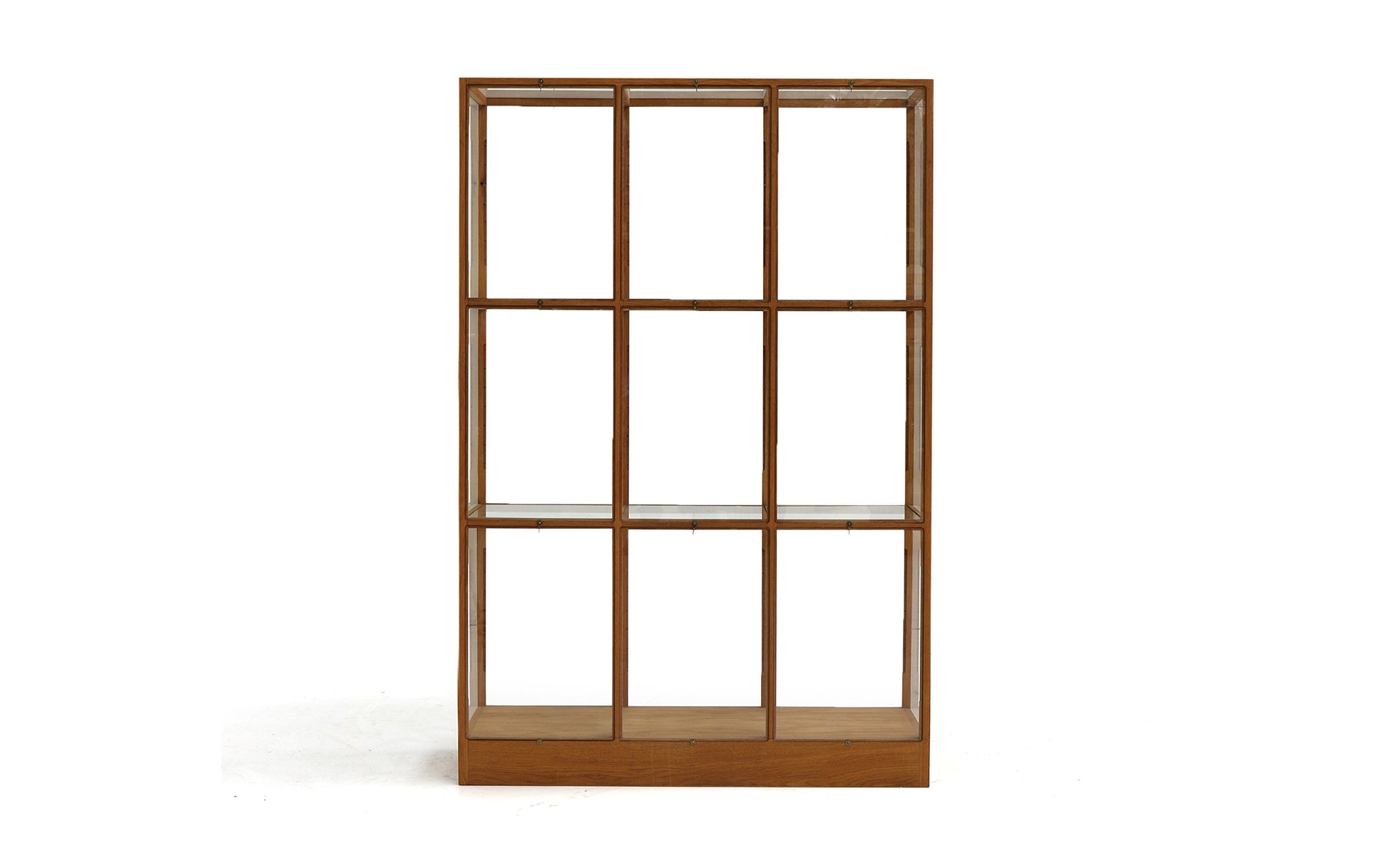 Oak display cabinet