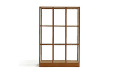 Oak display cabinet
