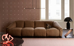 Puffer four seat sofa