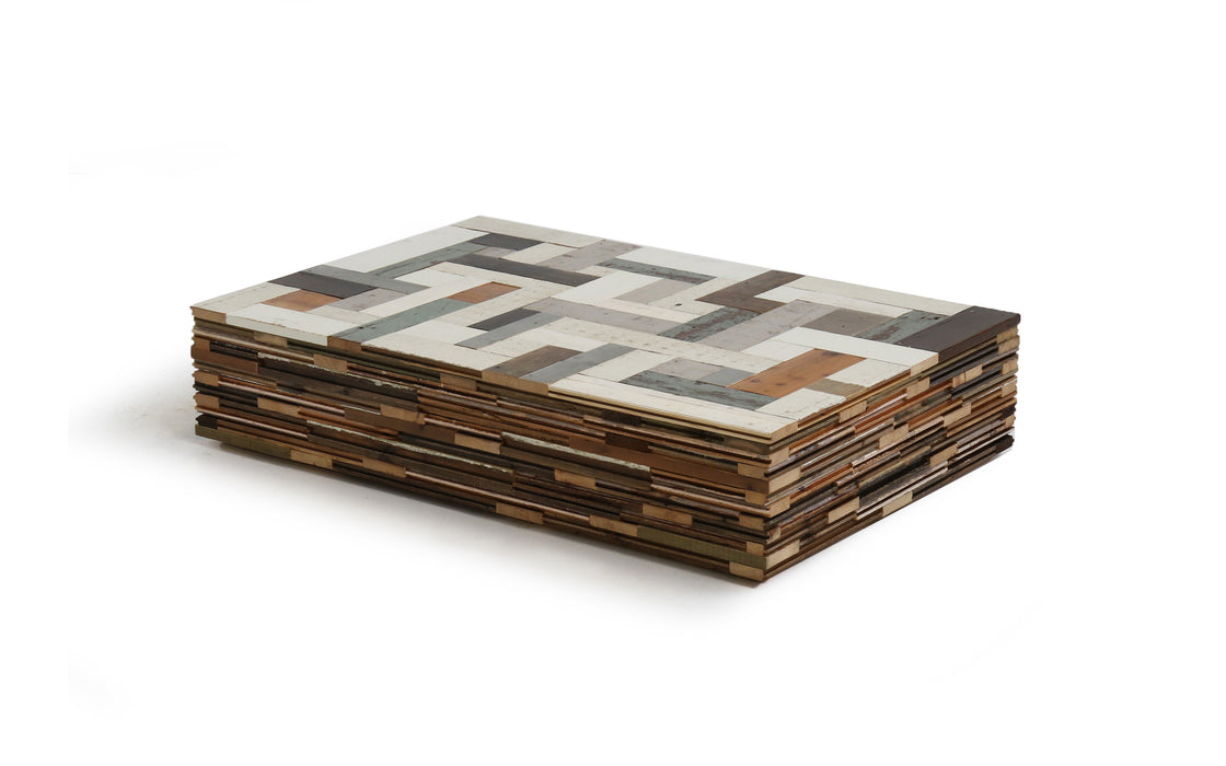 Waste coffee cube in Scrapwood