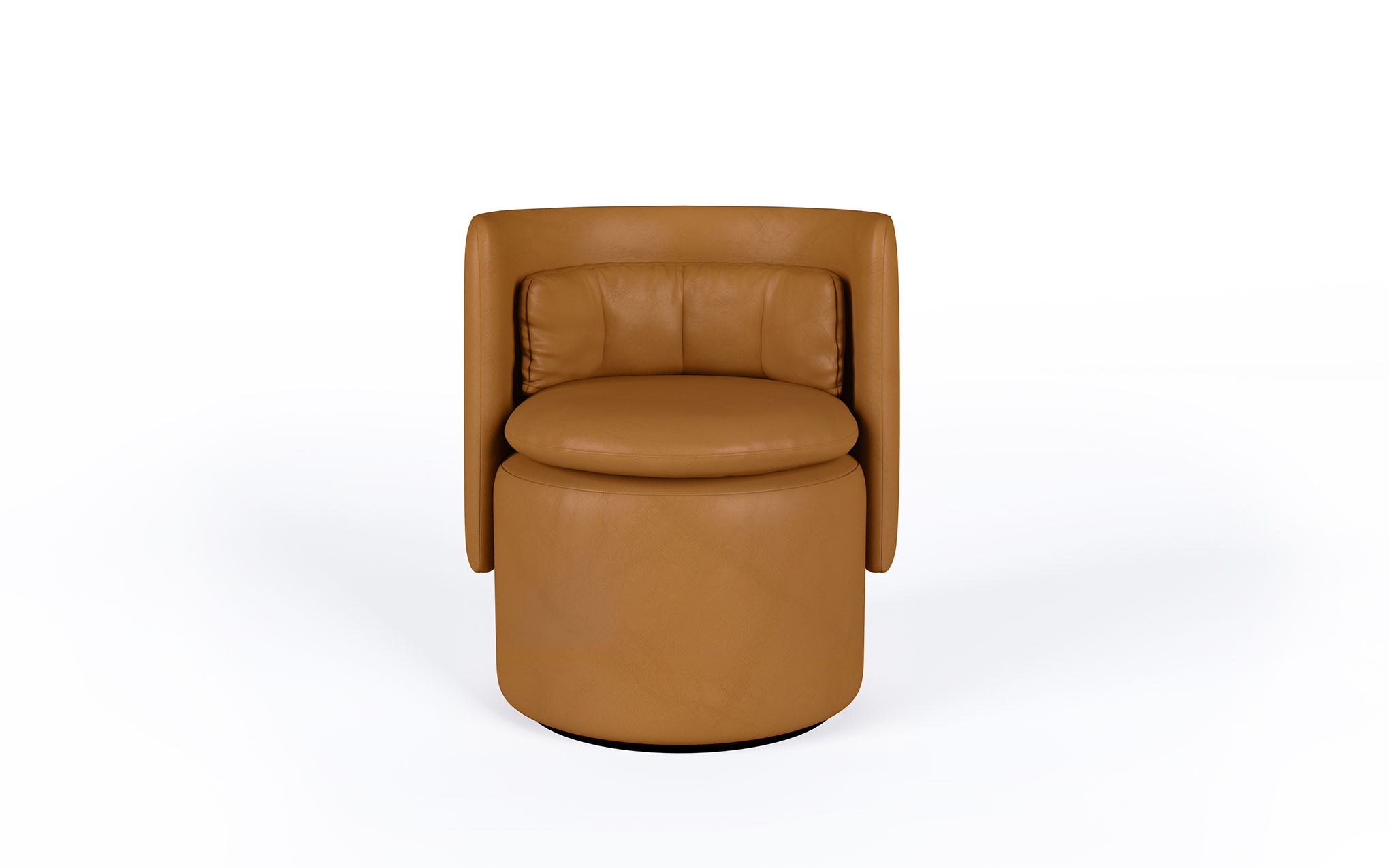 Group cocktail chair with fixed base