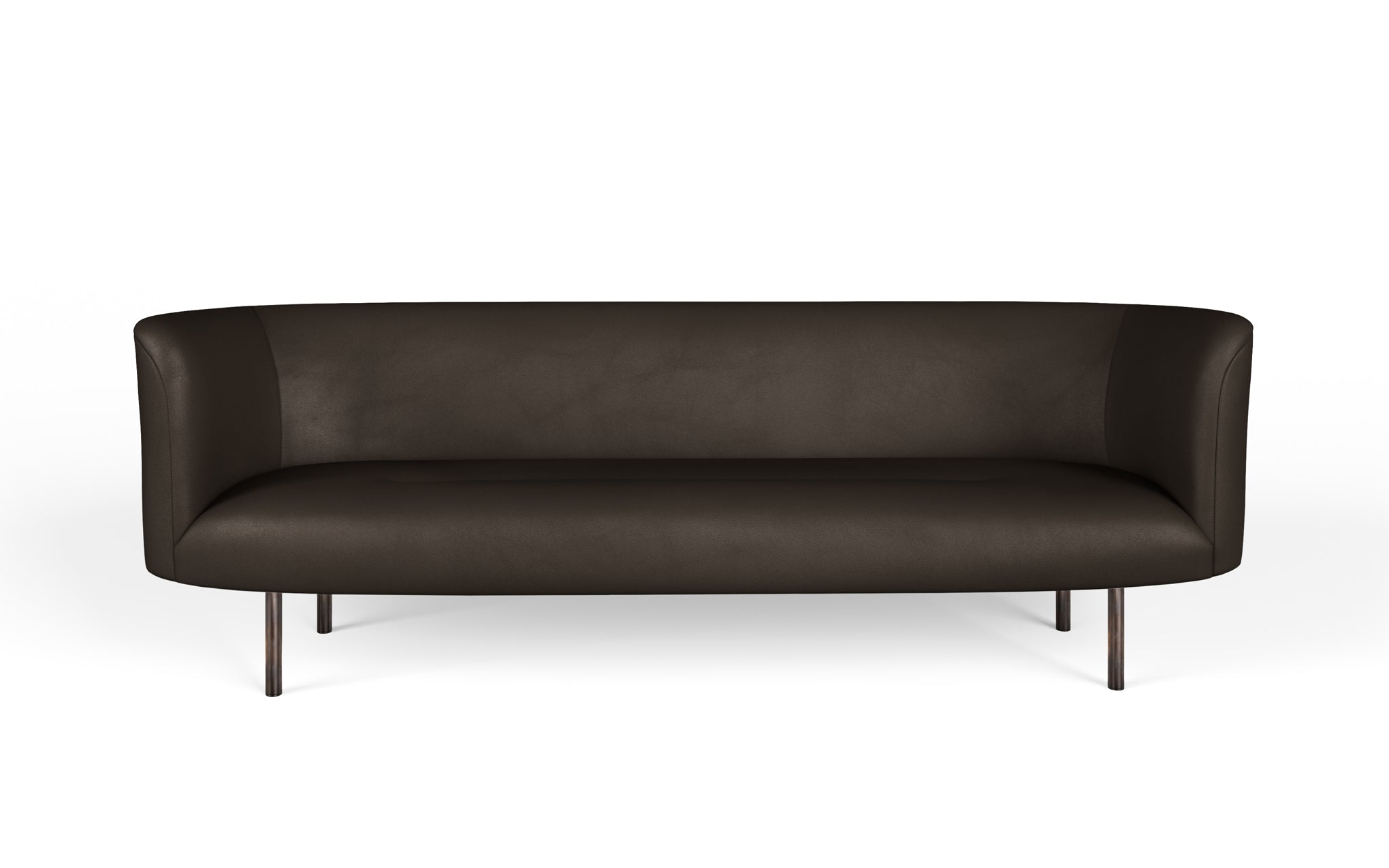 Continuous three seat sofa - sprung seat