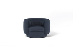 Group armchair with swivel base - informal