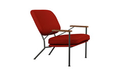 Orlando armchair with walnut arms