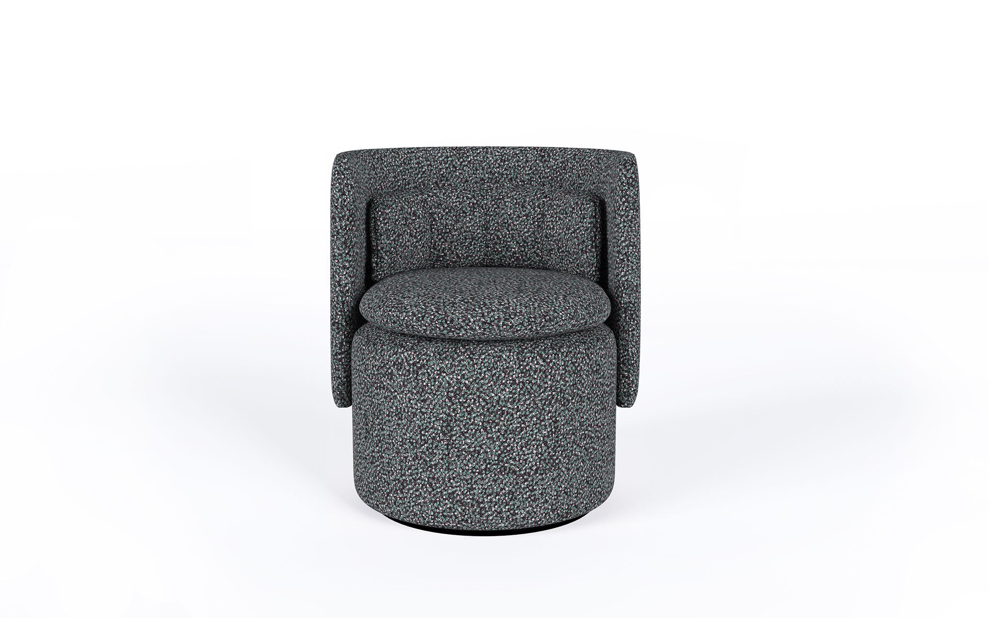Group cocktail chair with swivel base