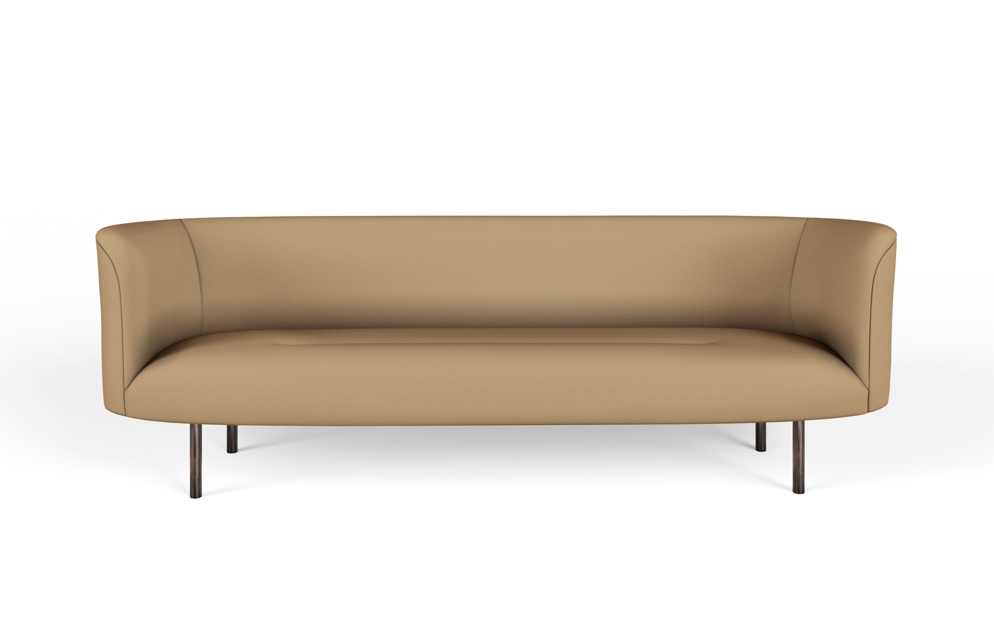 Continuous three seat sofa - sprung seat