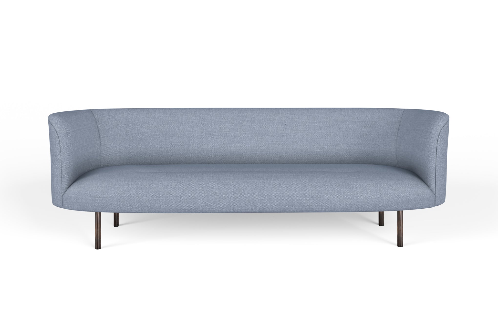 Continuous three seat sofa - sprung seat