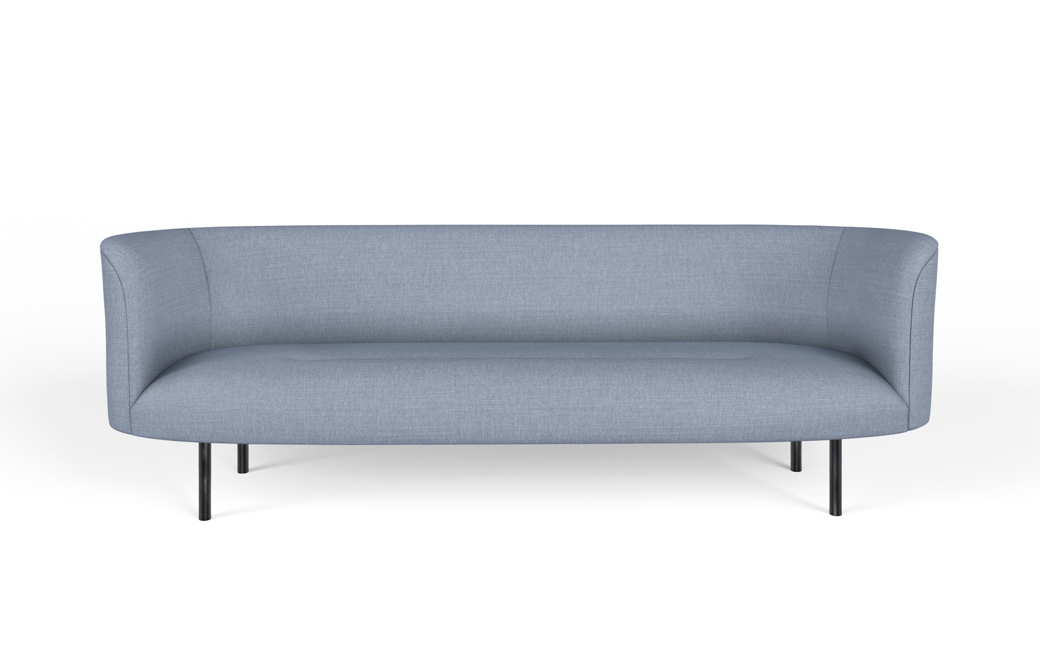 Continuous three seat sofa - sprung seat