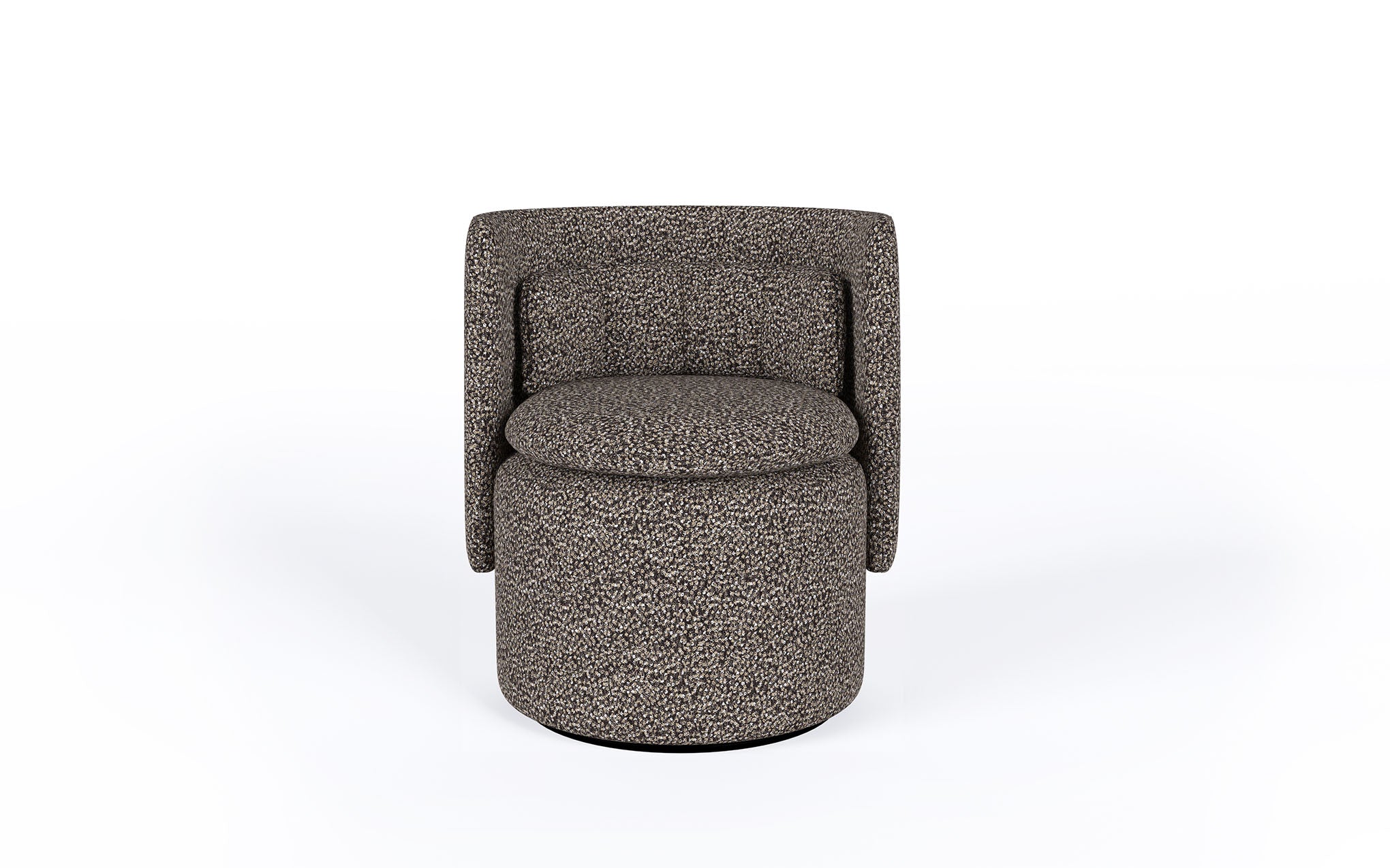 Group cocktail chair with swivel base