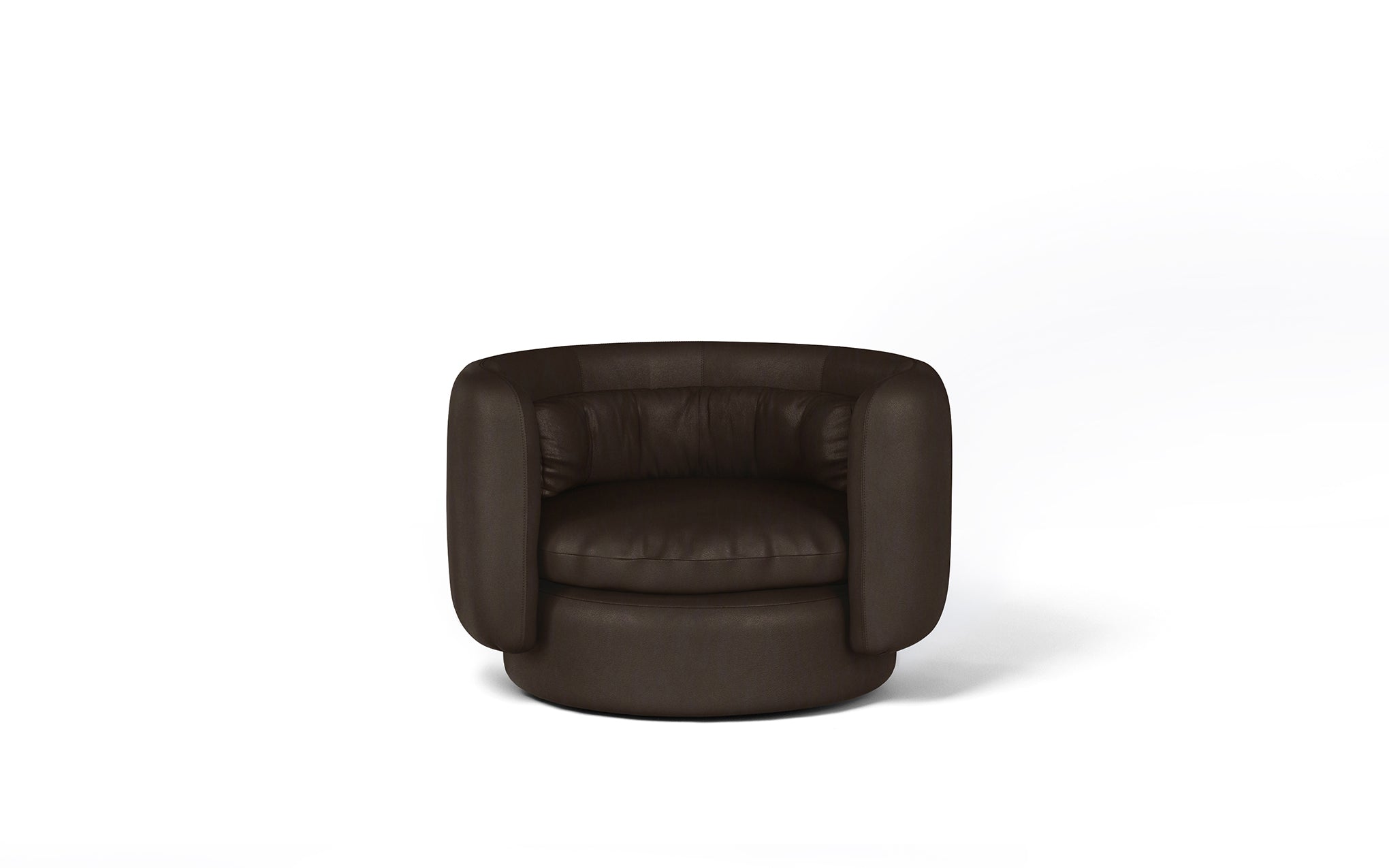 Group armchair with swivel base - informal