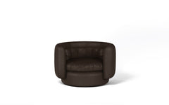 Group armchair with swivel base - informal