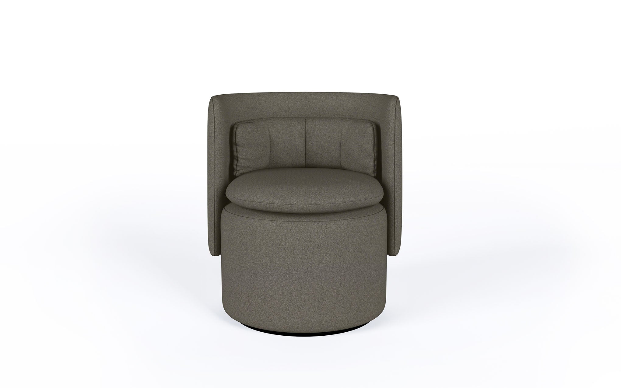 Group cocktail chair with swivel base