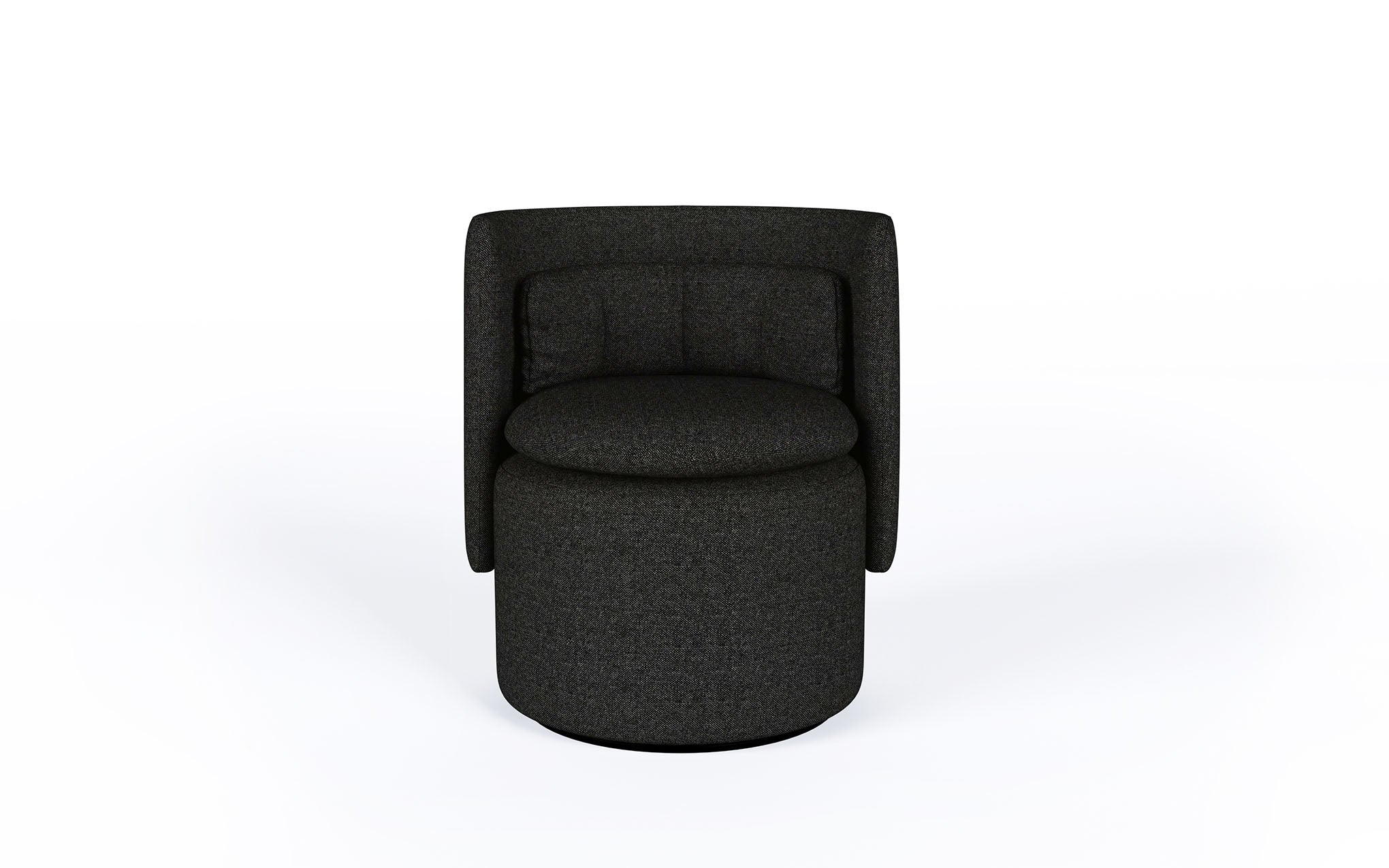 Group cocktail chair with swivel base
