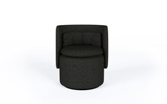 Group cocktail chair with swivel base