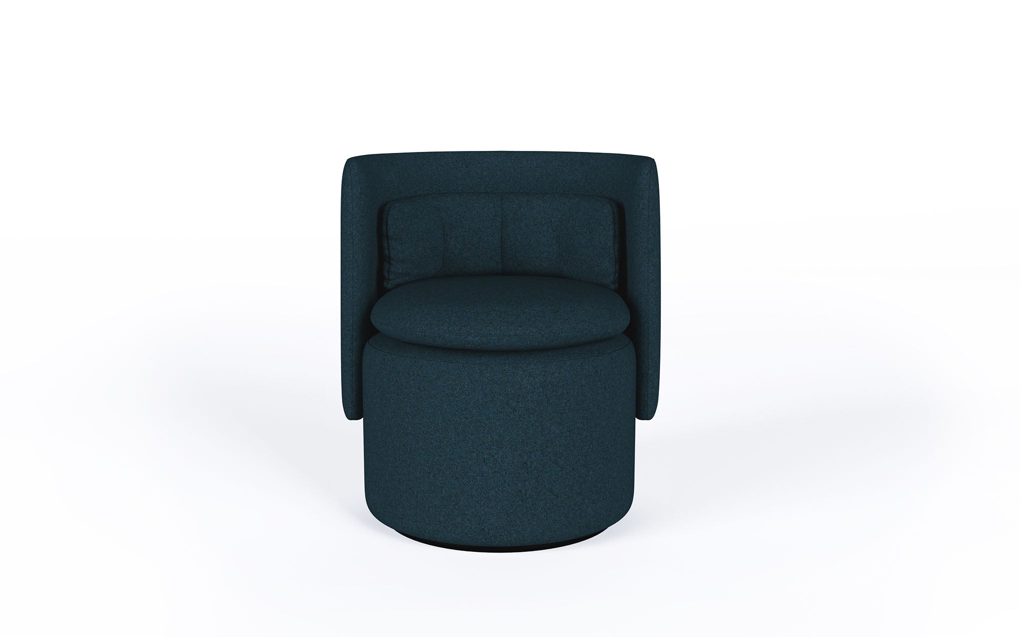 Group cocktail chair with swivel base