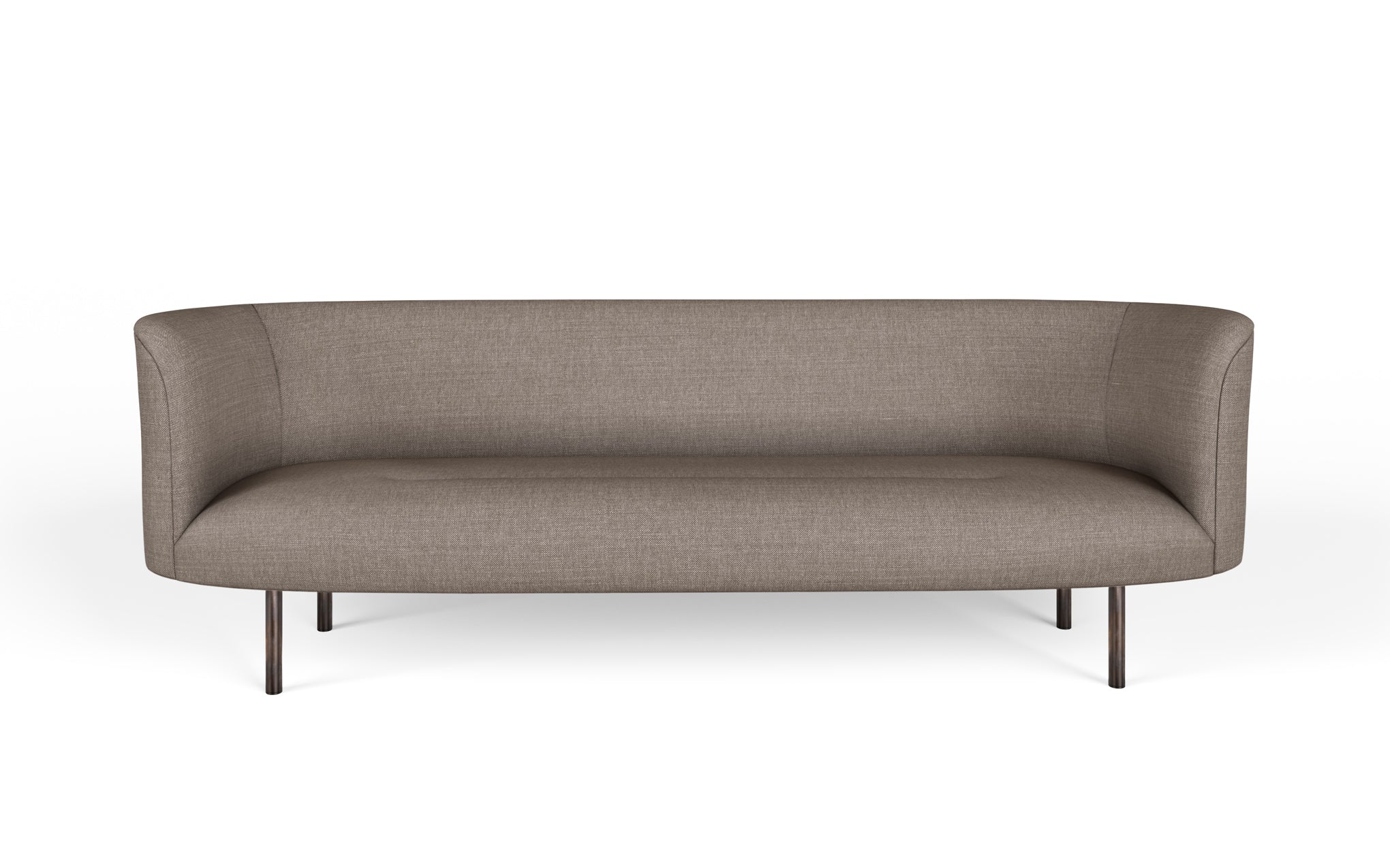 Continuous three seat sofa - sprung seat
