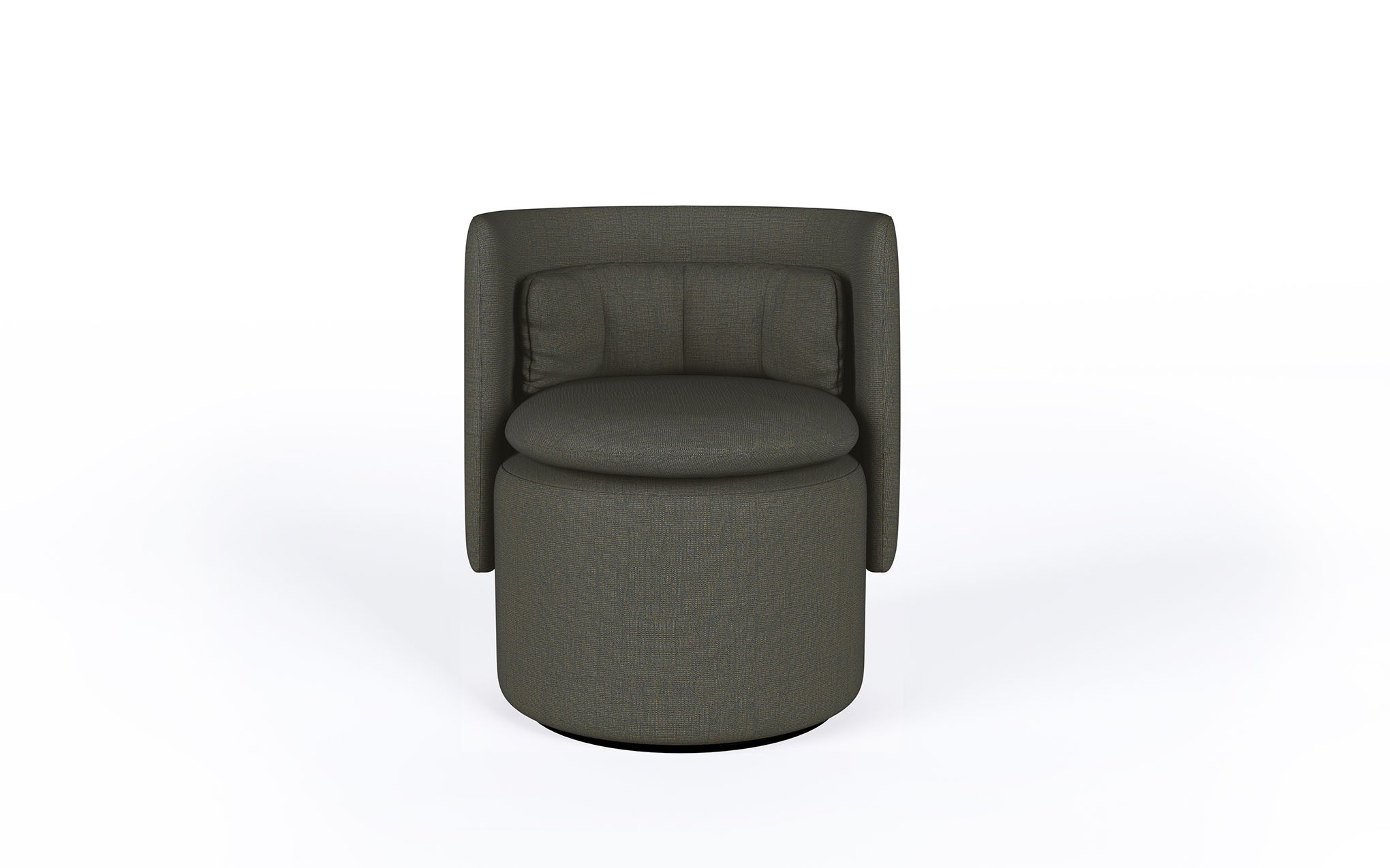 Group cocktail chair with fixed base