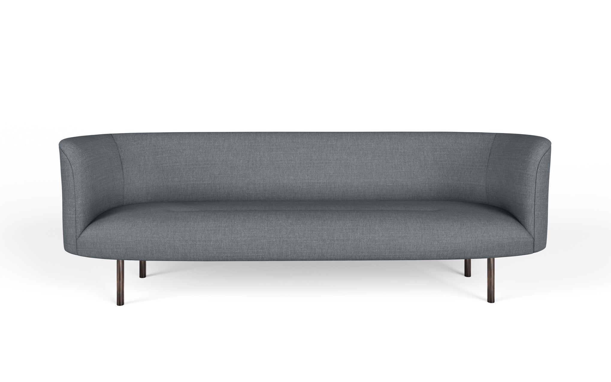 Continuous three seat sofa - sprung seat