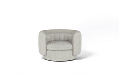 Group armchair with swivel base - informal