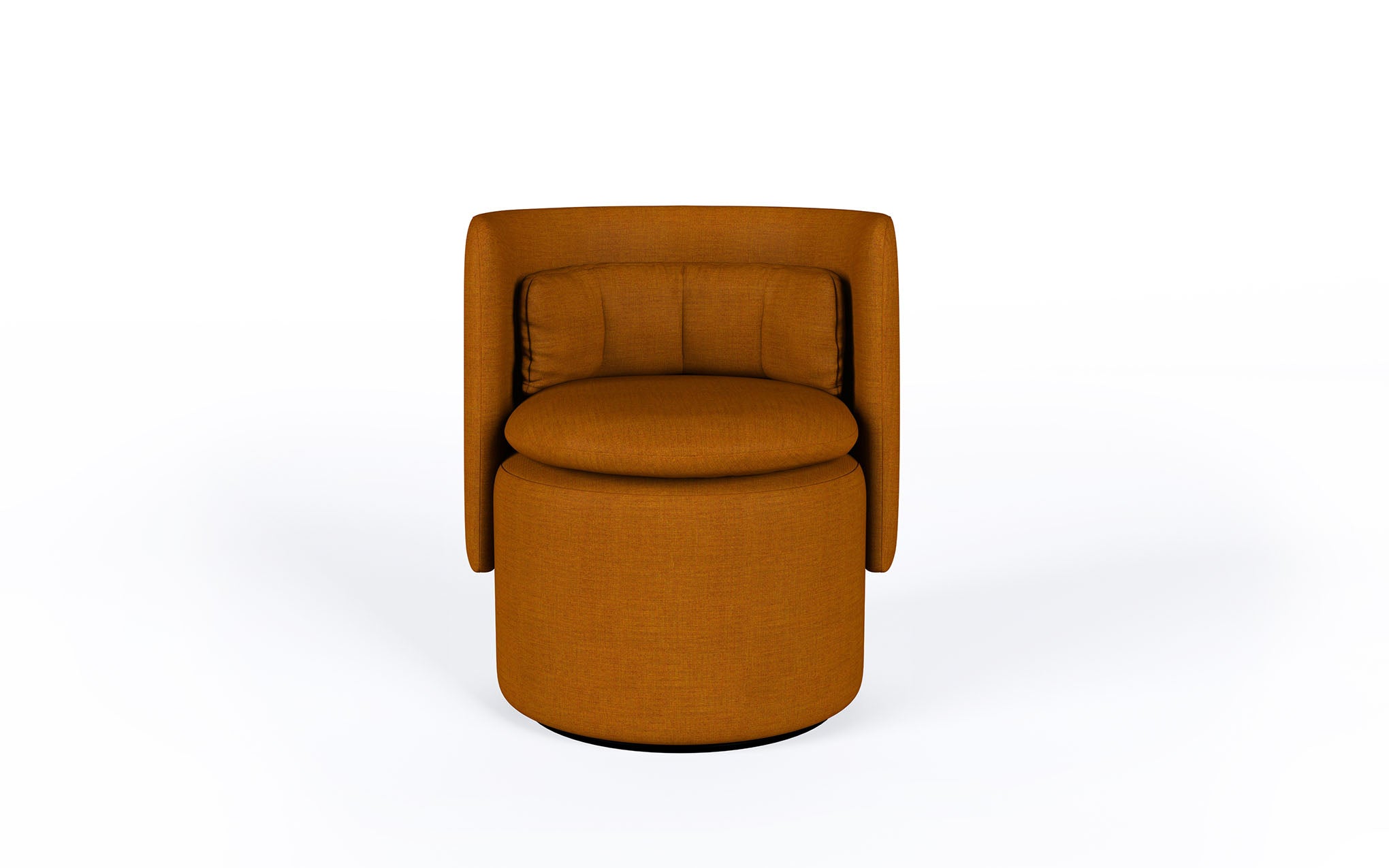 Group cocktail chair with fixed base