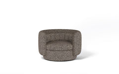 Group armchair with swivel base - informal