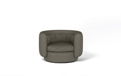 Group armchair with swivel base - informal
