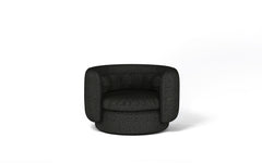 Group armchair with swivel base - informal