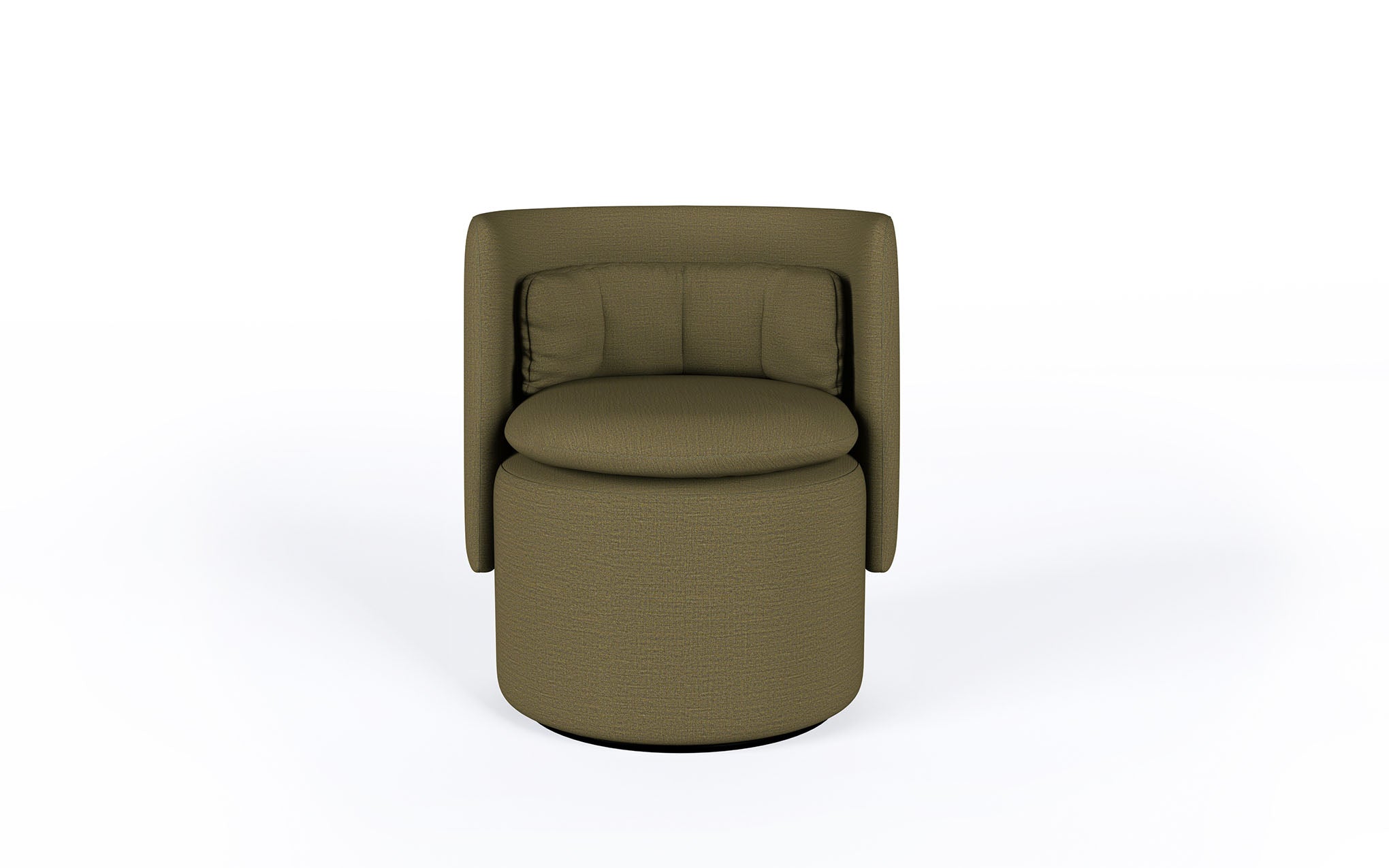 Group cocktail chair with swivel base