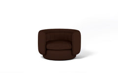 Group armchair with swivel base - informal