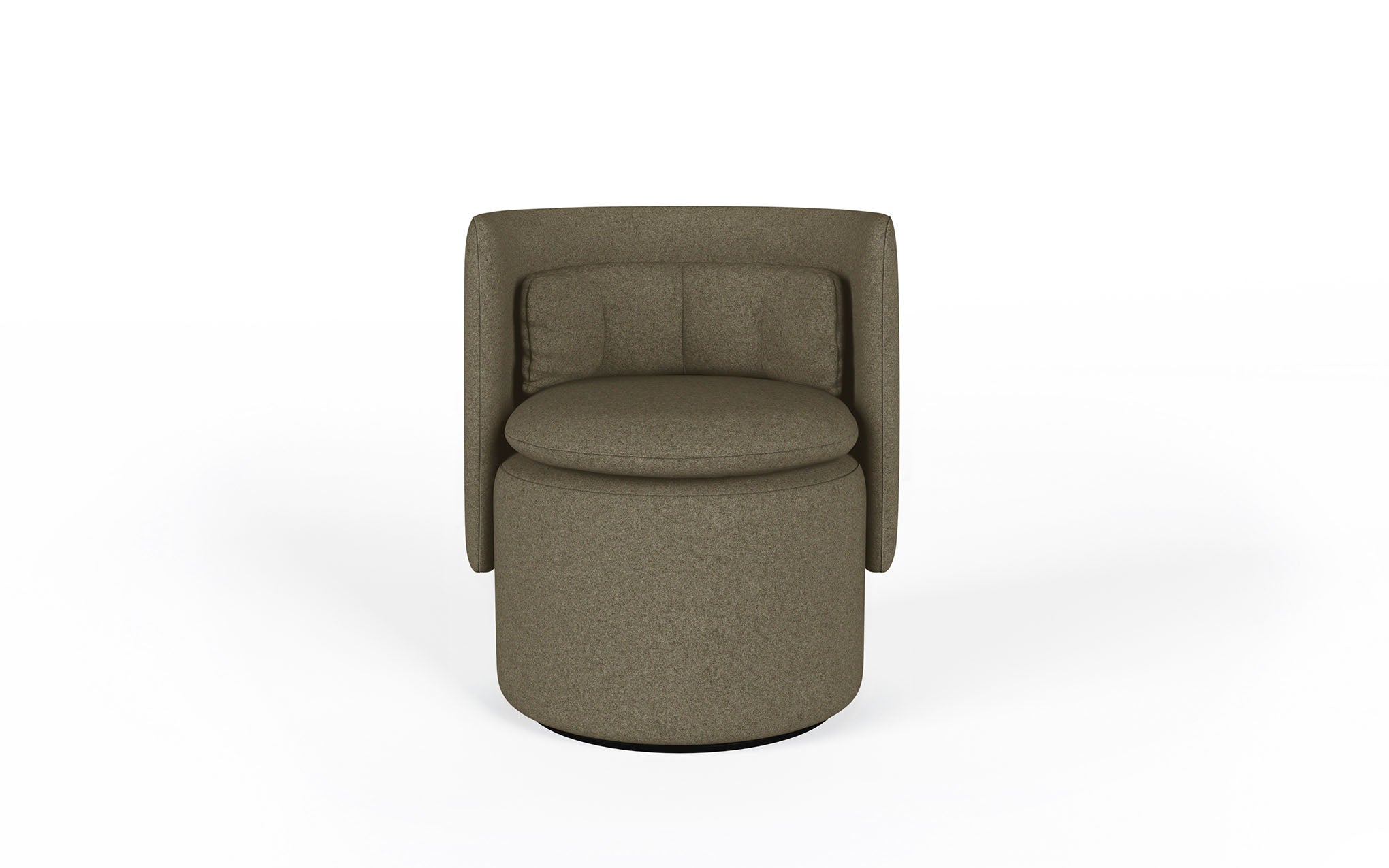 Group cocktail chair with fixed base
