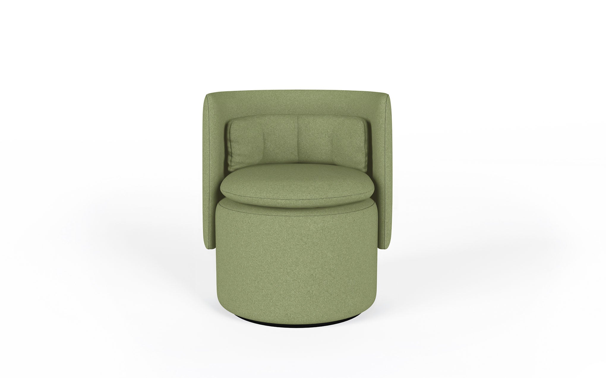 Group cocktail chair with swivel base