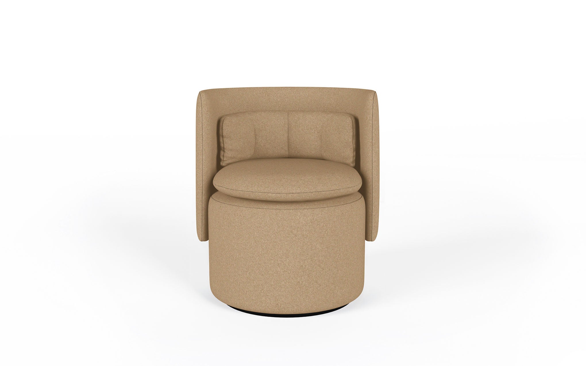 Group cocktail chair with swivel base