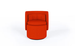 Group cocktail chair with swivel base