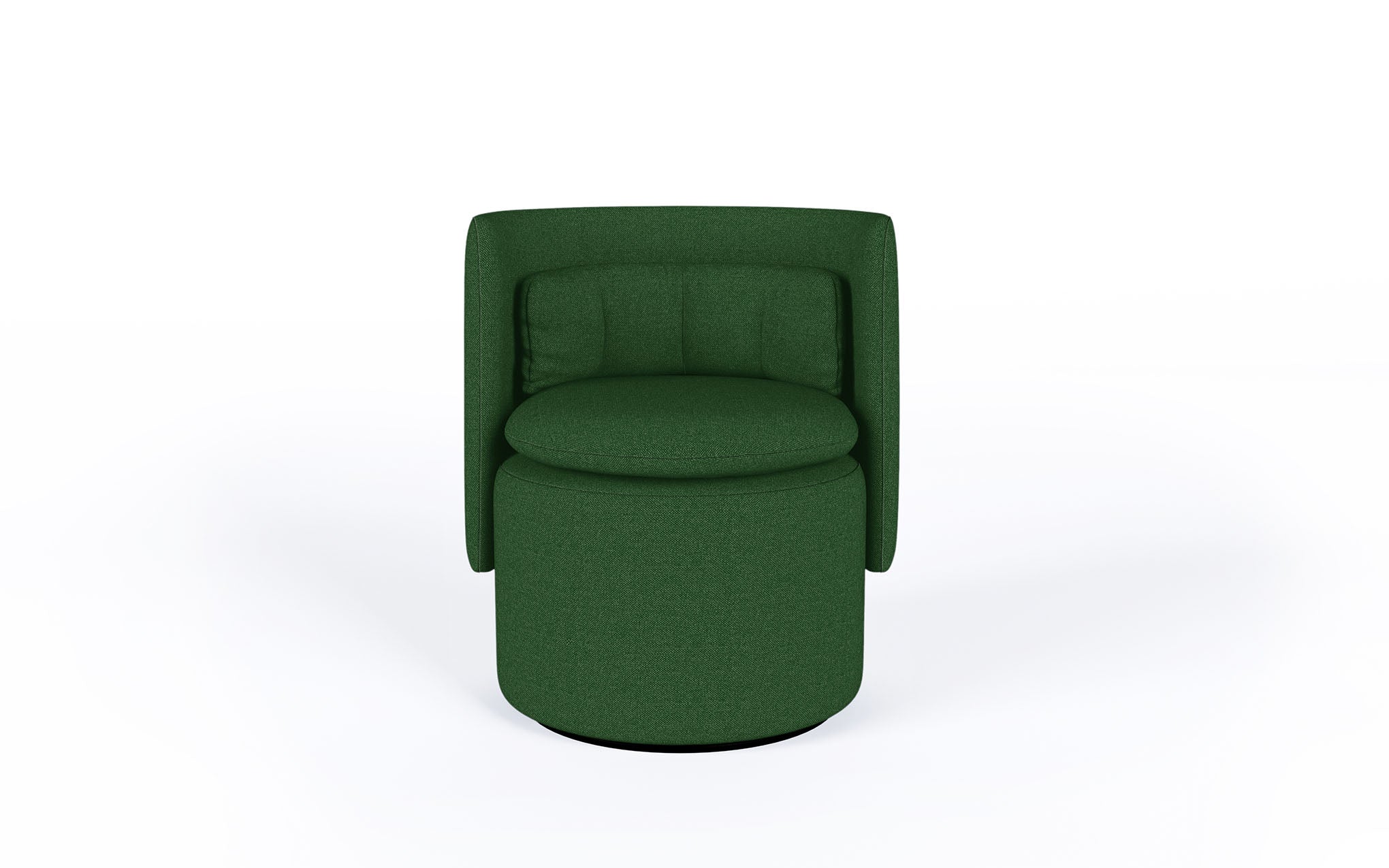 Group cocktail chair with fixed base
