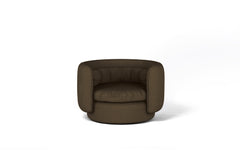 Group armchair with swivel base - informal