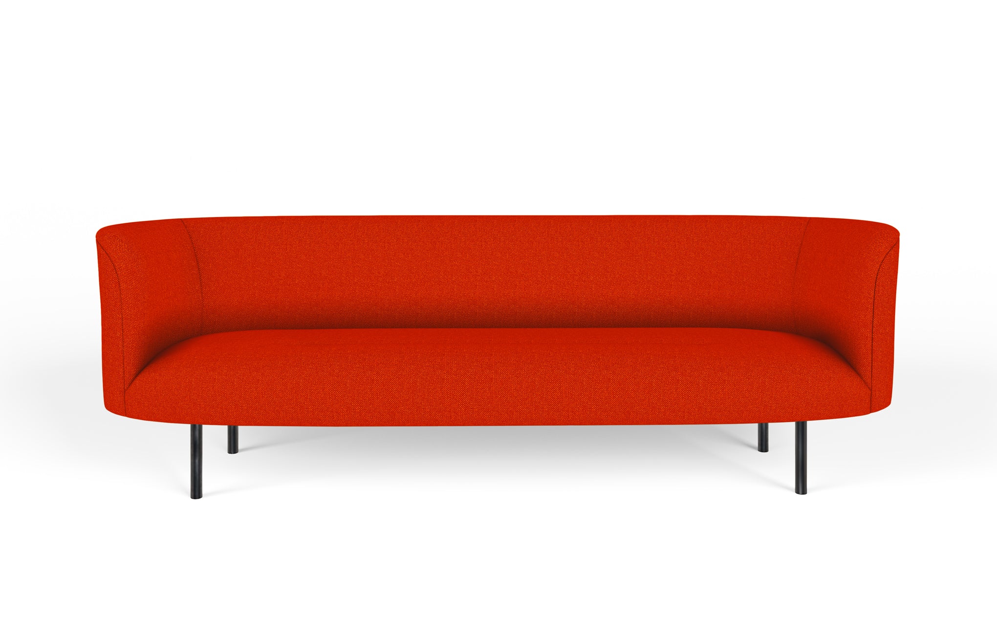 Continuous three seat sofa - sprung seat